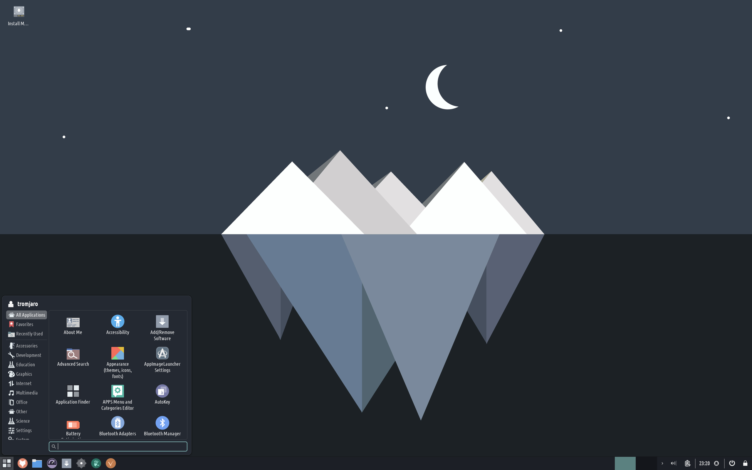 TROMjaro desktop screenshot: 2025.06.24
