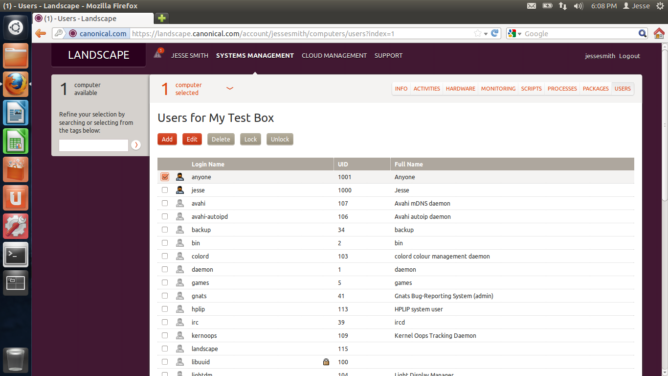 Ubuntu desktop screenshot: 12.04 landscape