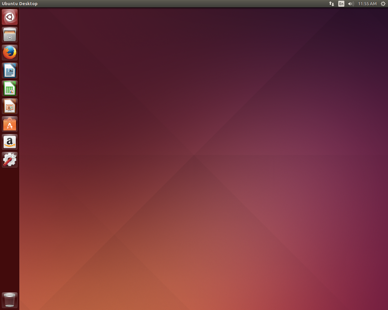 Ubuntu desktop screenshot: 14.10 desktop