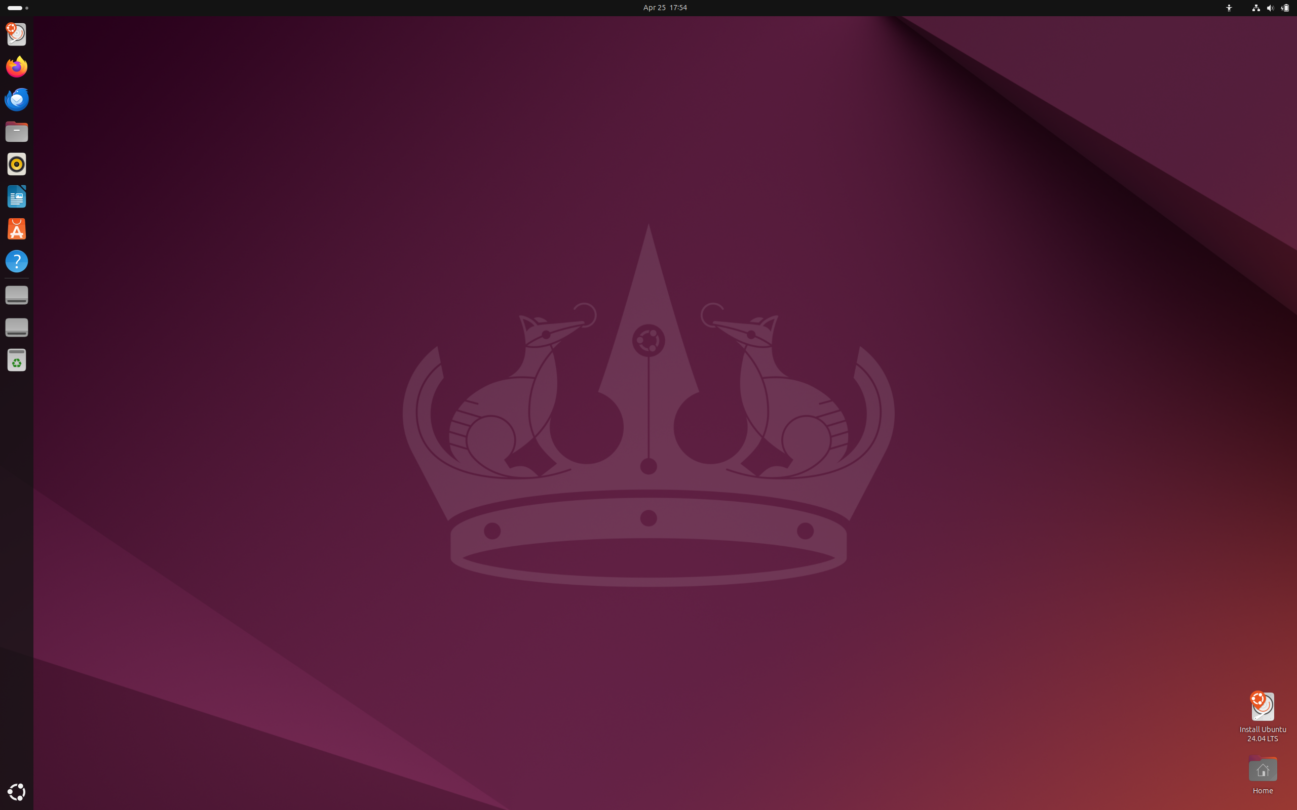 Ubuntu desktop screenshot: 24.04