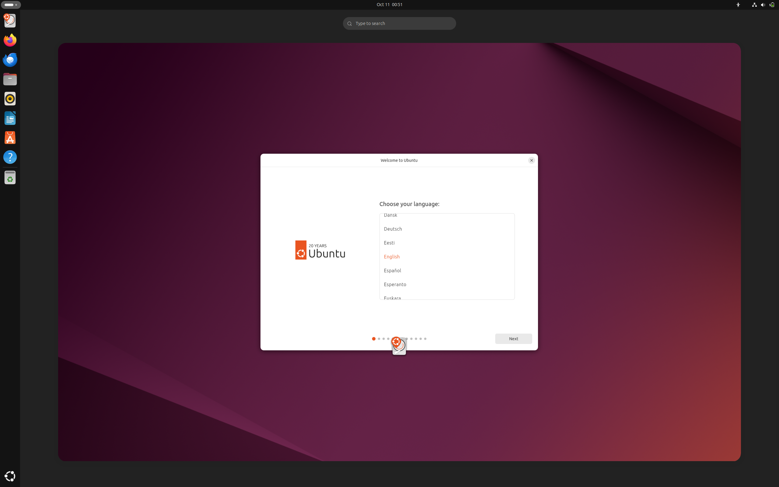 Ubuntu desktop screenshot: 24.10