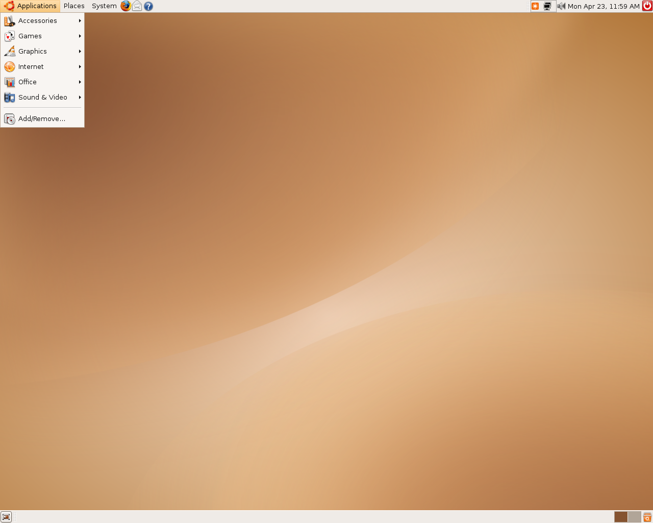Ubuntu desktop screenshot: 7.04