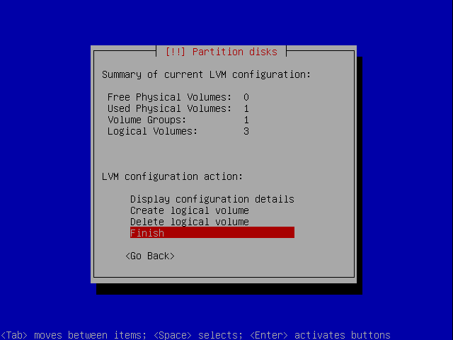 Ubuntu desktop screenshot: lvm install 03