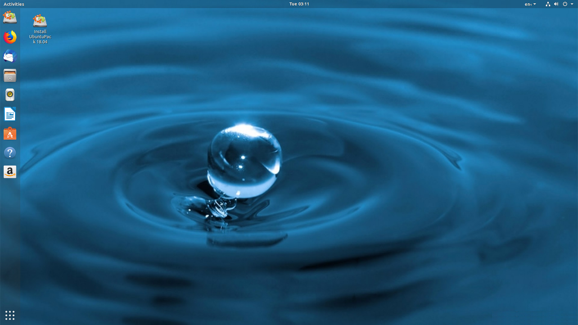 Ubuntu Pack desktop screenshot: 18.04