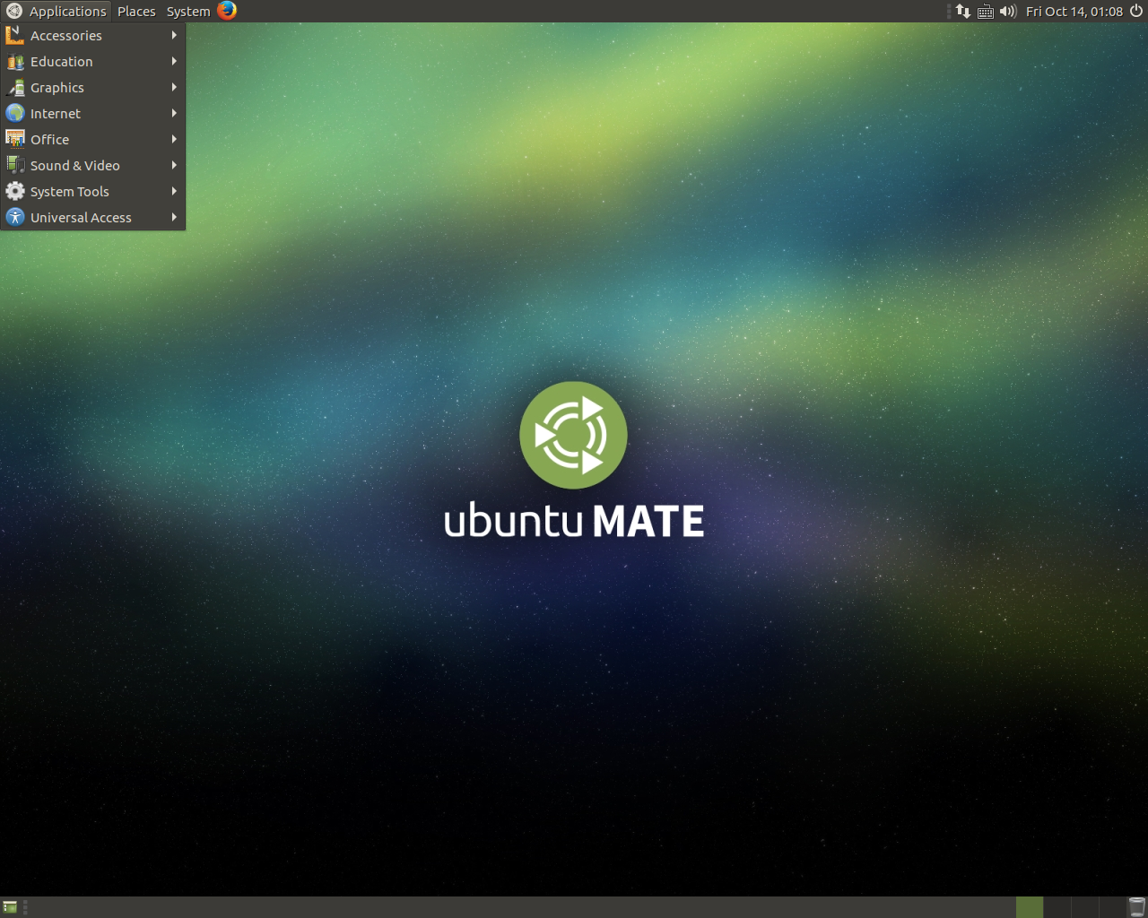 Ubuntu MATE desktop screenshot: 16.10