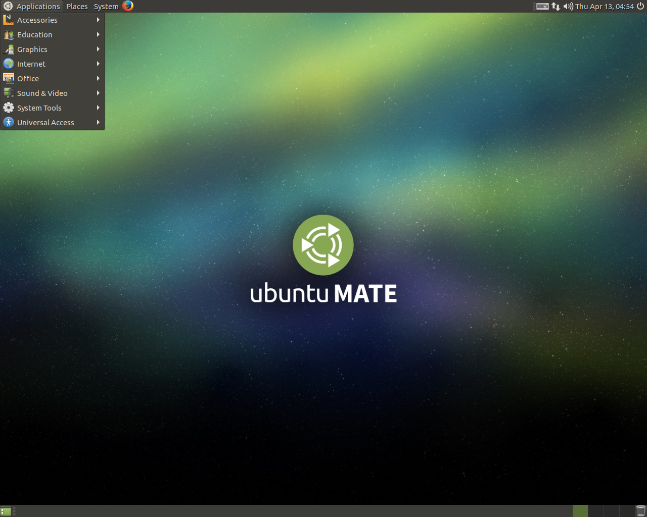 Ubuntu MATE desktop screenshot: 17.04