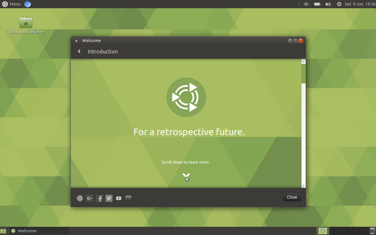 Ubuntu MATE desktop screenshot: 18.04 introduction