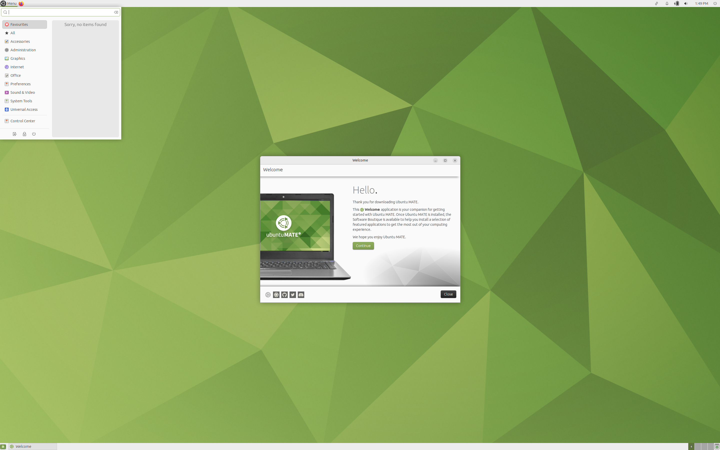 Ubuntu MATE desktop screenshot: 23.04