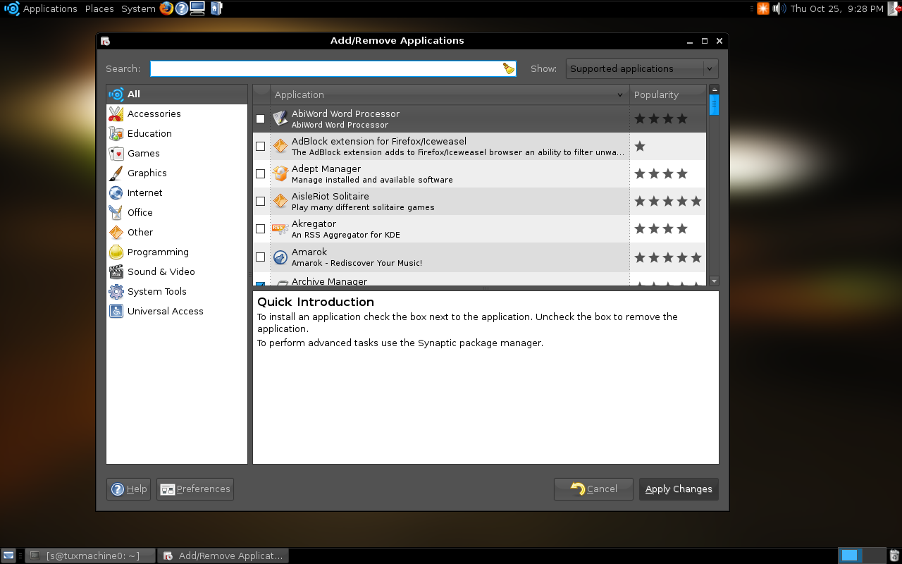 Ubuntu Studio desktop screenshot: 7.10