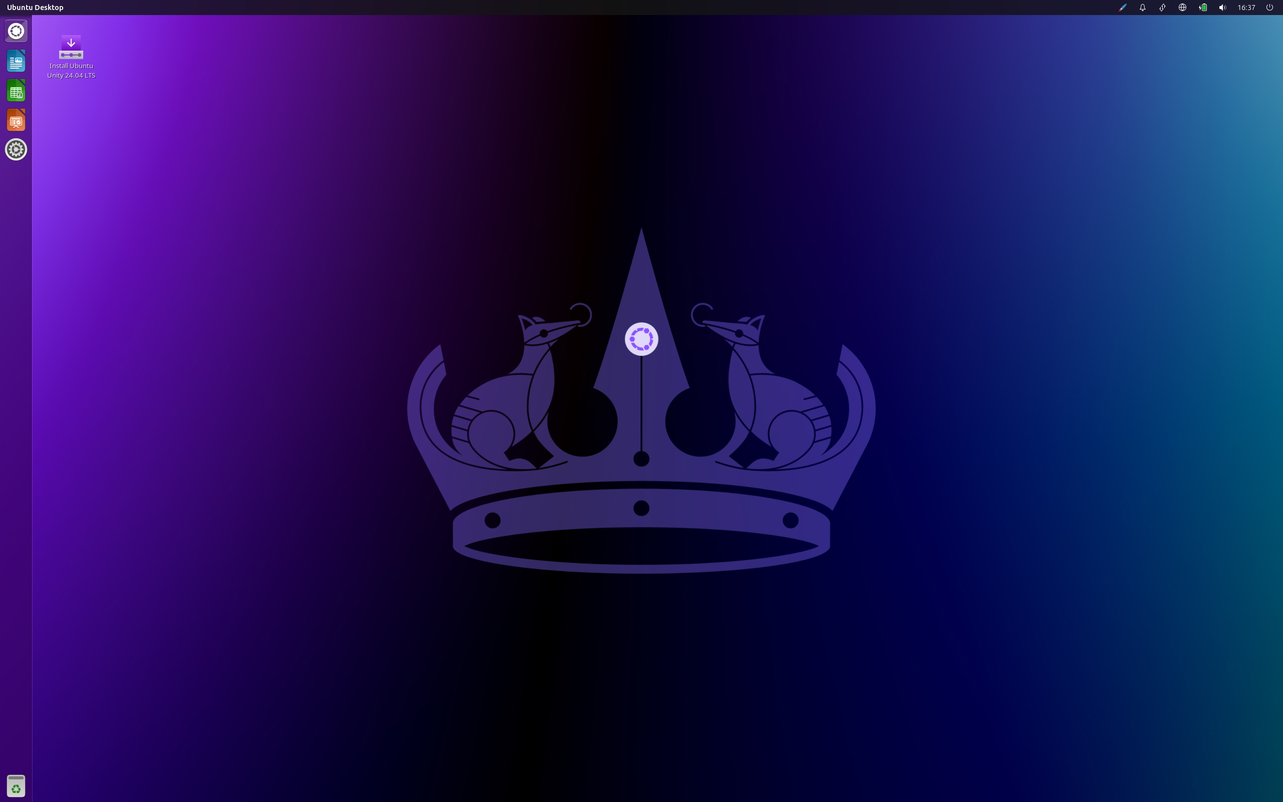 Ubuntu Unity desktop screenshot: 24.04