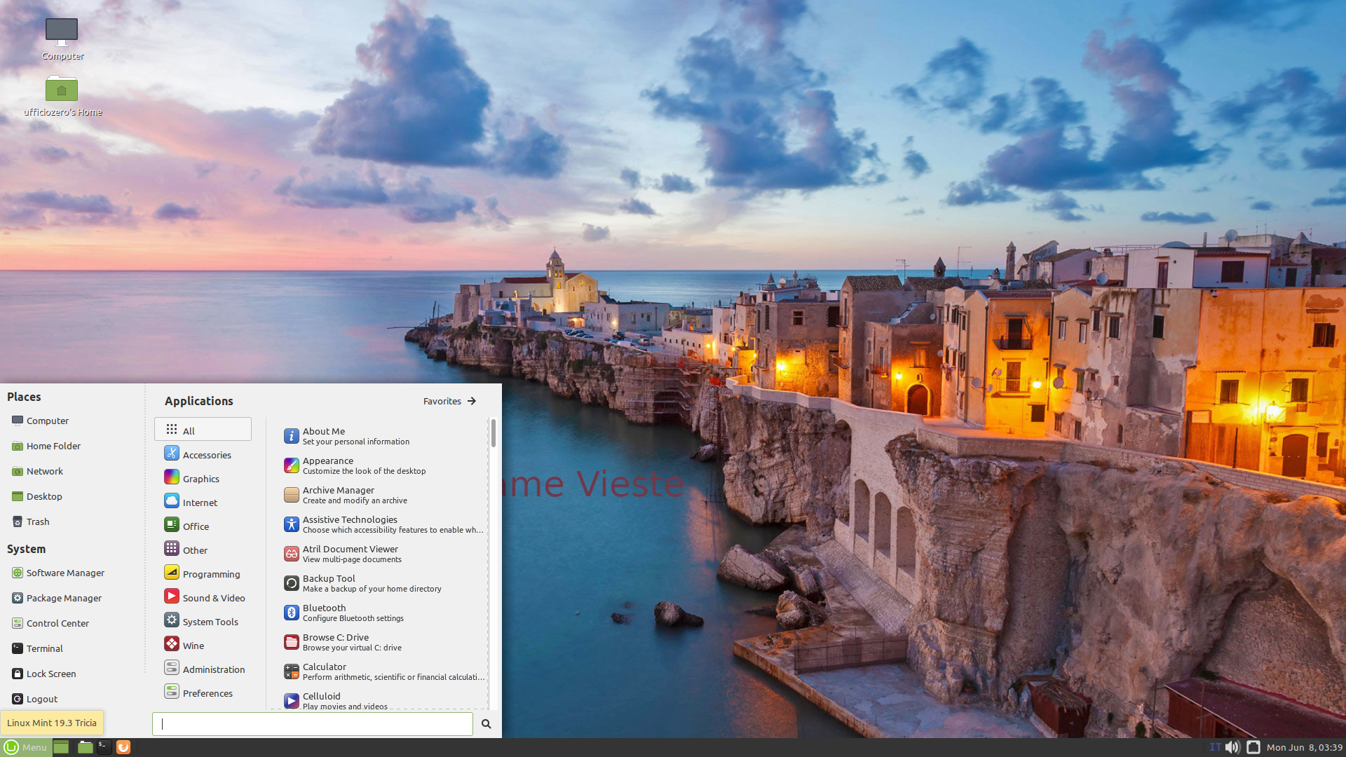 Ufficio Zero desktop screenshot: 2.0