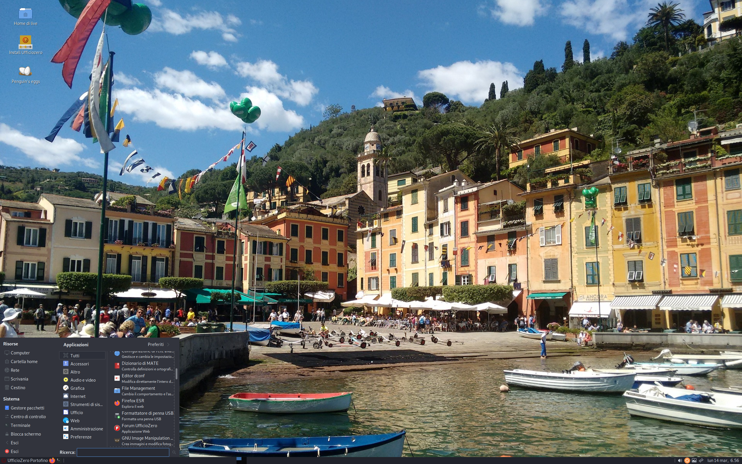 Ufficio Zero desktop screenshot: portofino 3.0