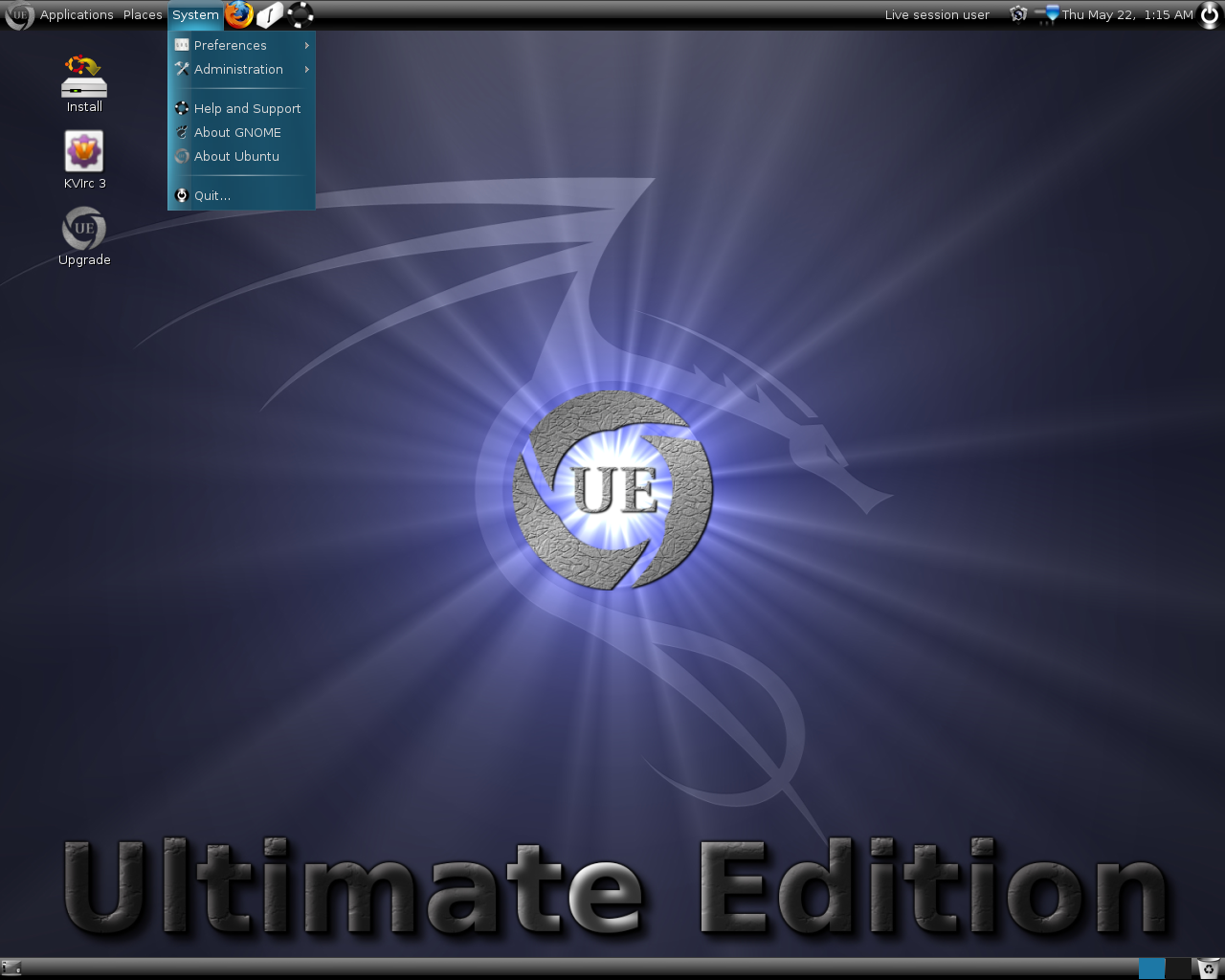 Ultimate desktop screenshot: 1.8