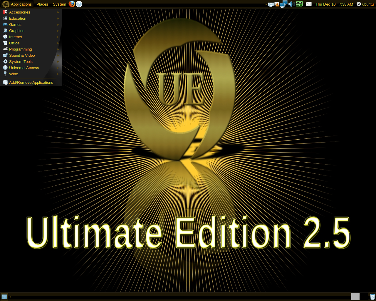 Ultimate desktop screenshot: 2.5