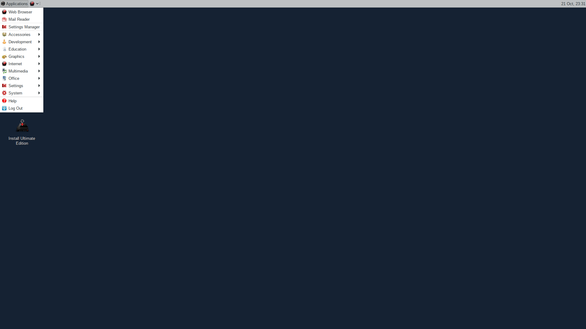 Ultimate desktop screenshot: 6.0 lite