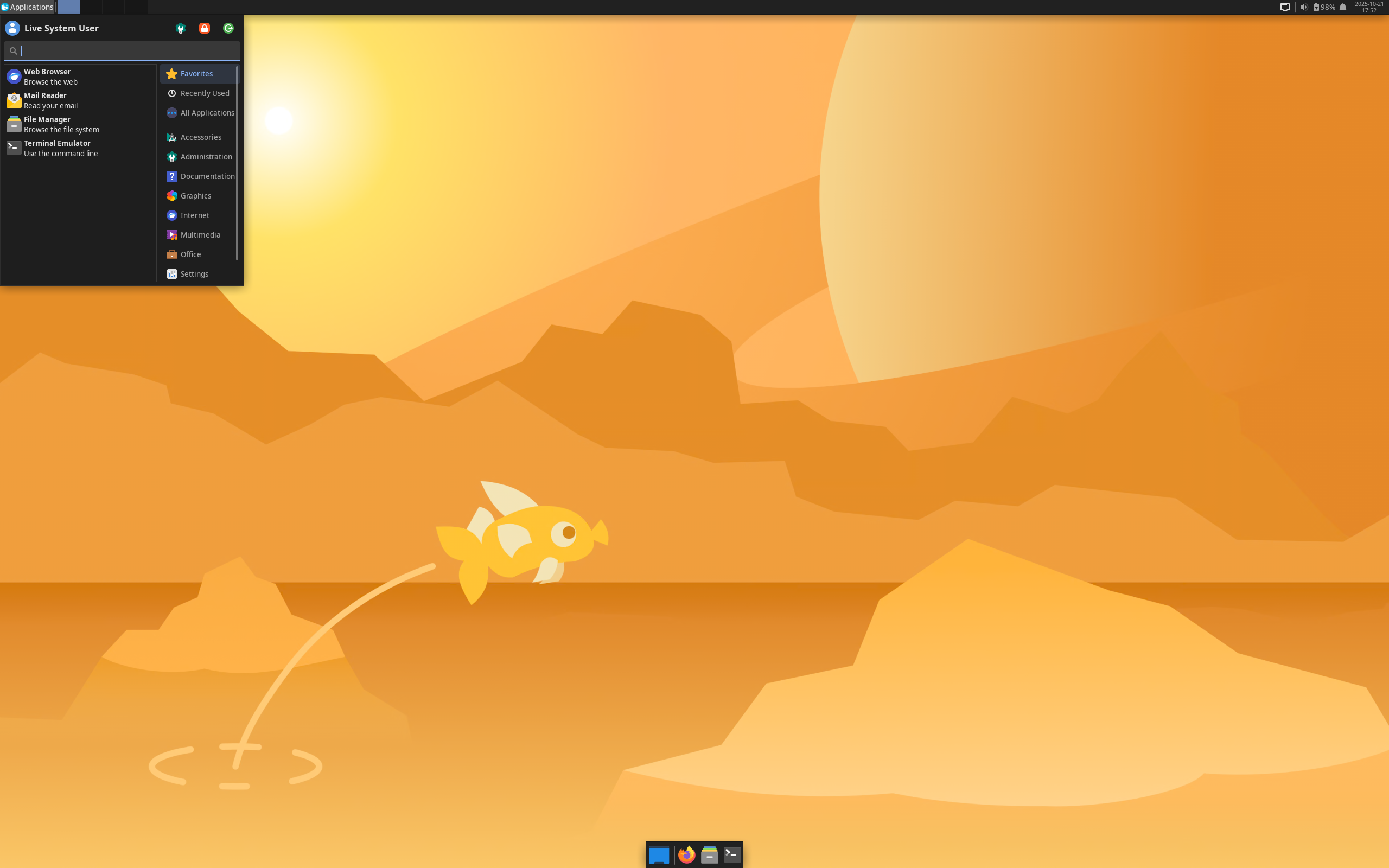 Ultramarine desktop screenshot: 42 xfce