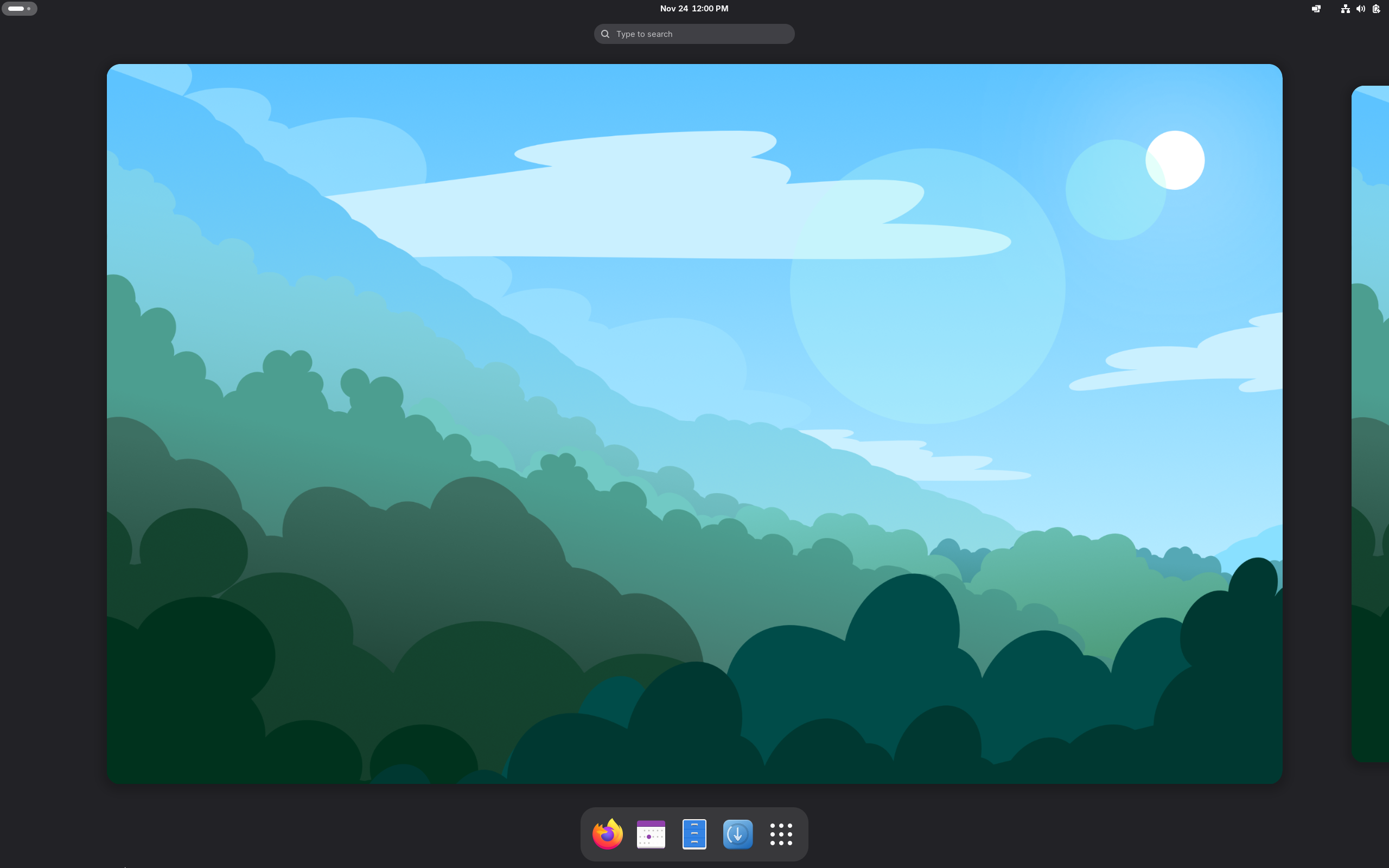Ultramarine desktop screenshot: 43 gnome