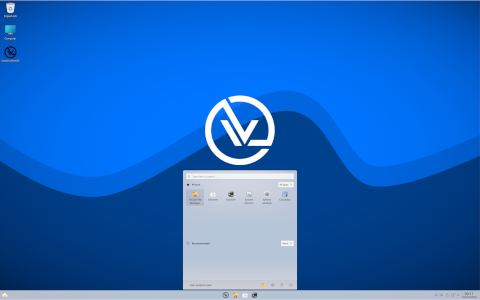 VailuxOS desktop screenshot: Distribution overview