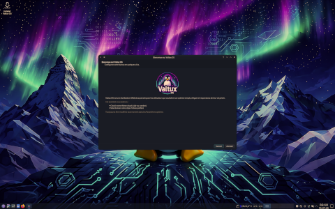 Valtux desktop screenshot: Distribution overview