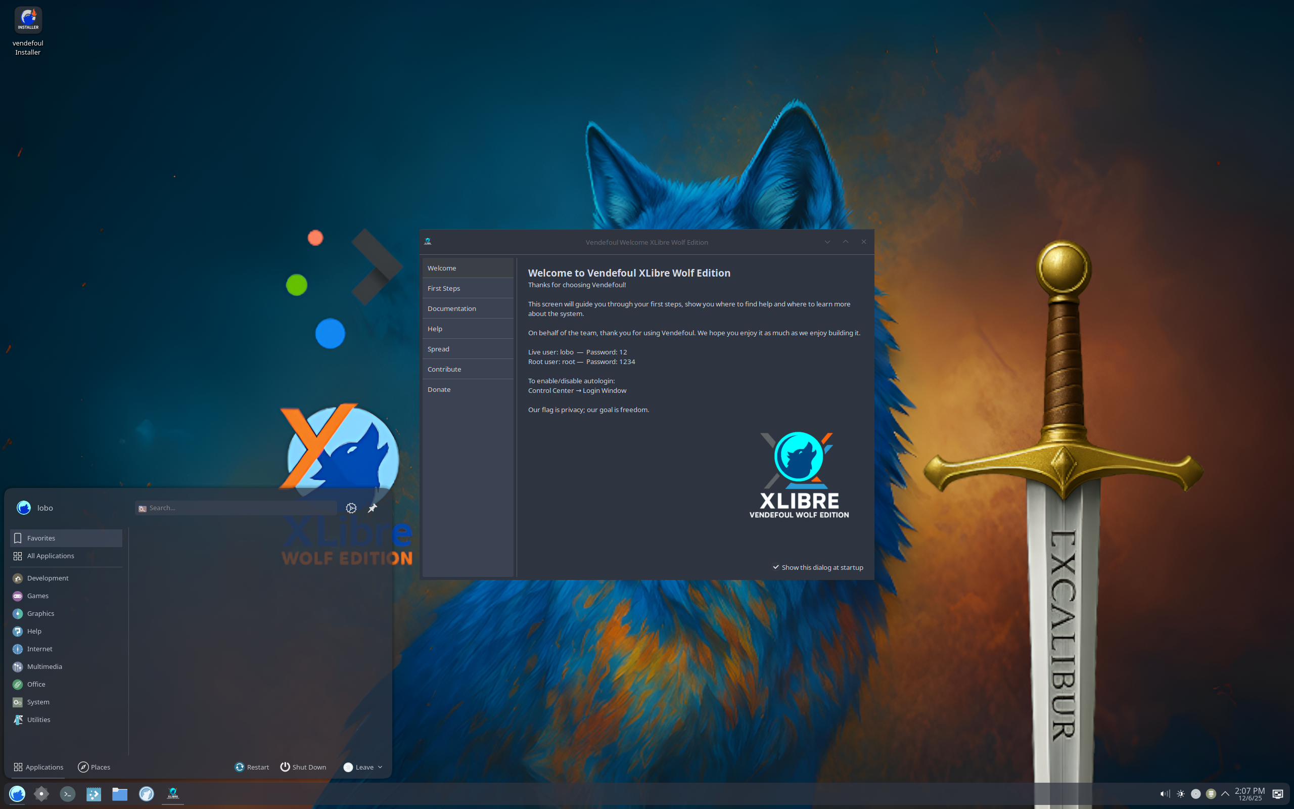 Vendefoul desktop screenshot: 20251126