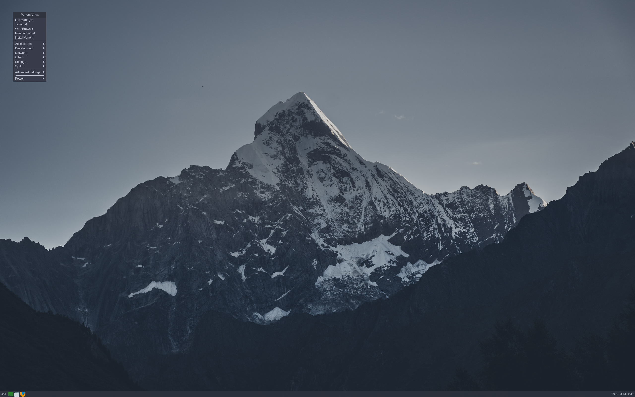 Venom desktop screenshot: 20210312