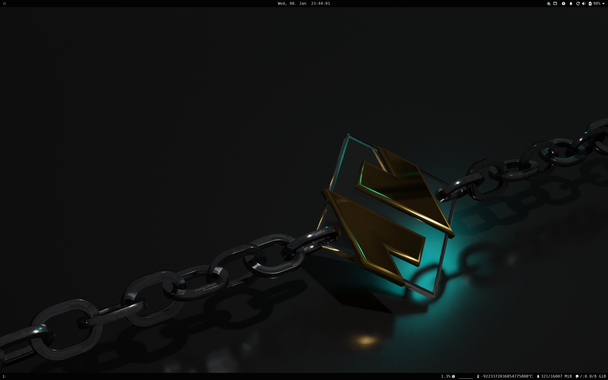 Venom desktop screenshot: 20250108