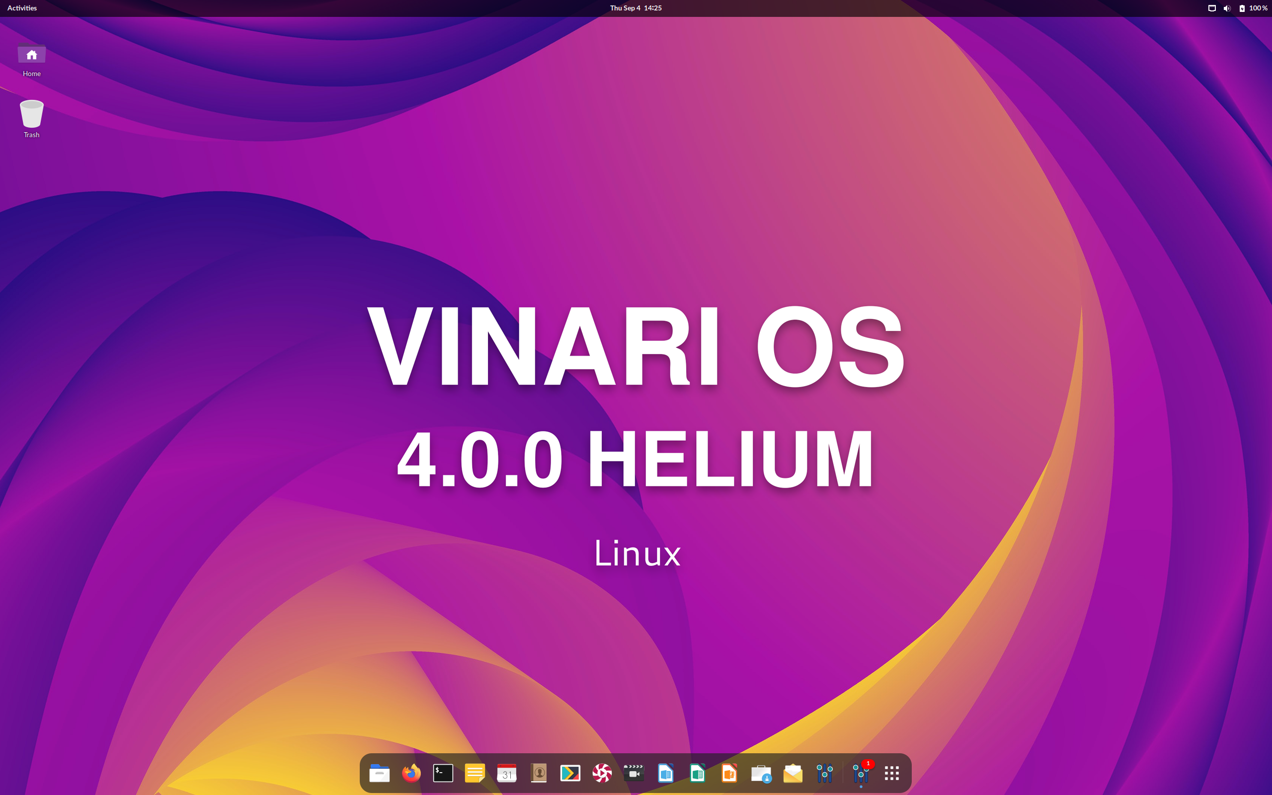 Vinari desktop screenshot: 4.0.0