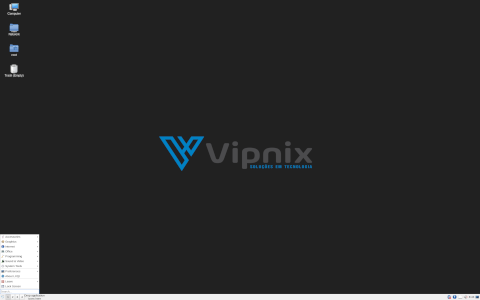 Vipnix desktop screenshot: Distribution overview