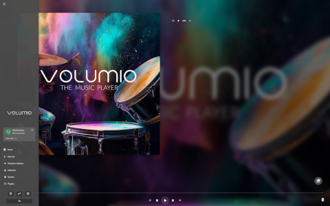 Volumio desktop screenshot: Distribution overview
