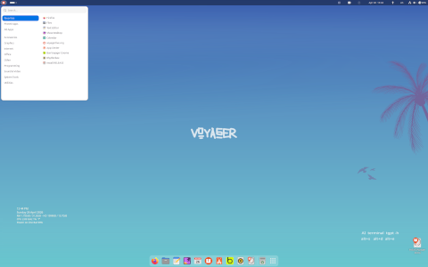 Voyager desktop screenshot: Distribution overview