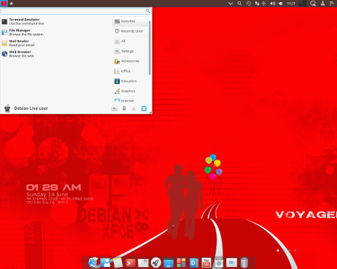 Voyager desktop screenshot