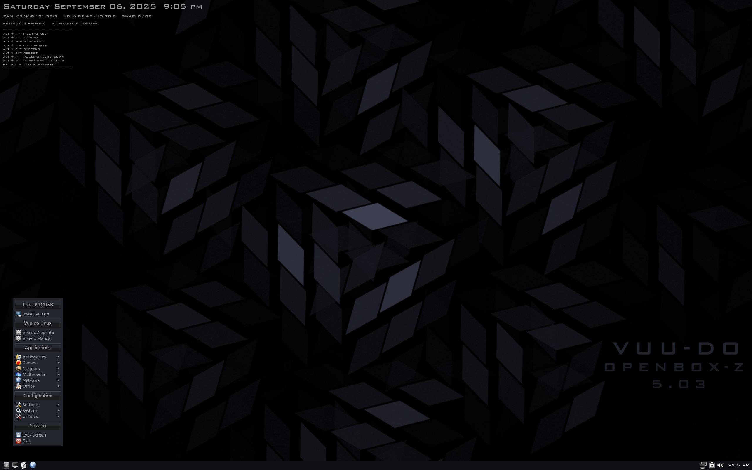 Vuu-do desktop screenshot: 20260906