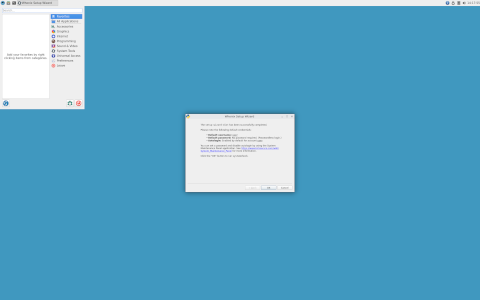 Whonix desktop screenshot: Distribution overview