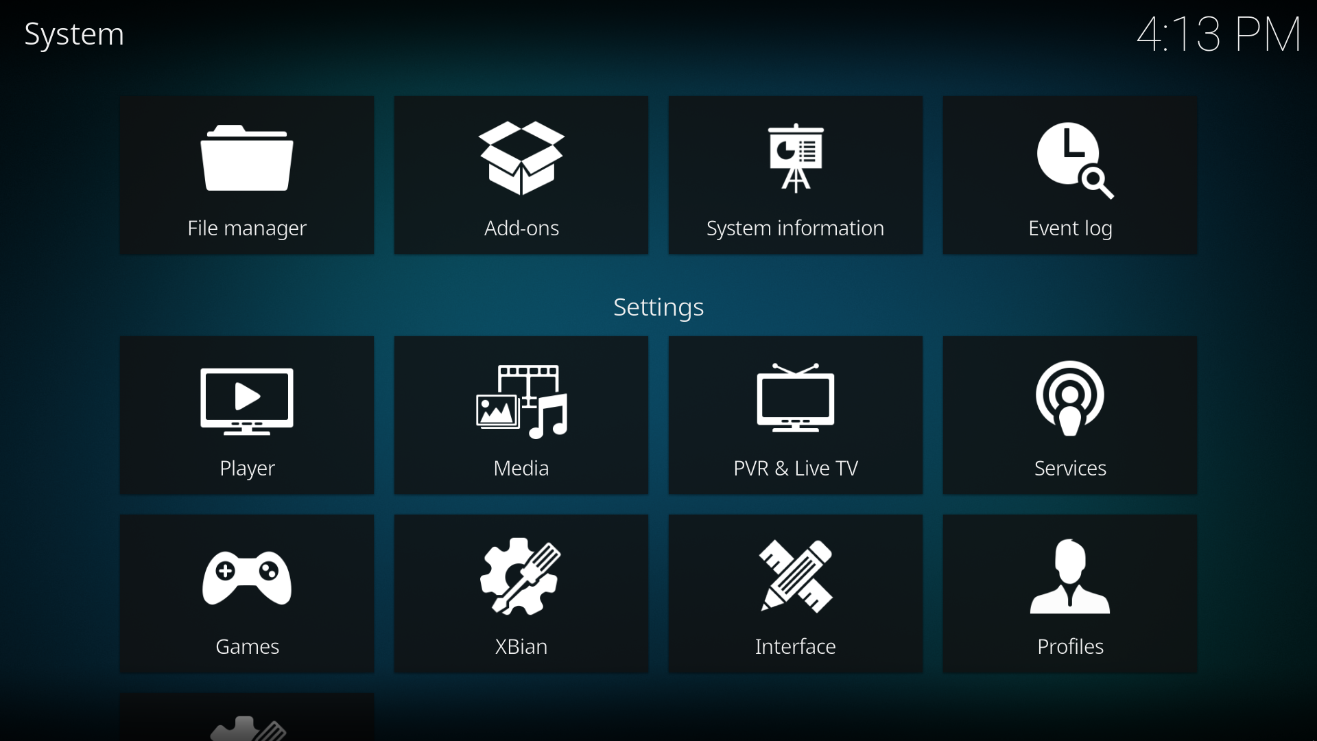 XBian desktop screenshot: 2026.09.11