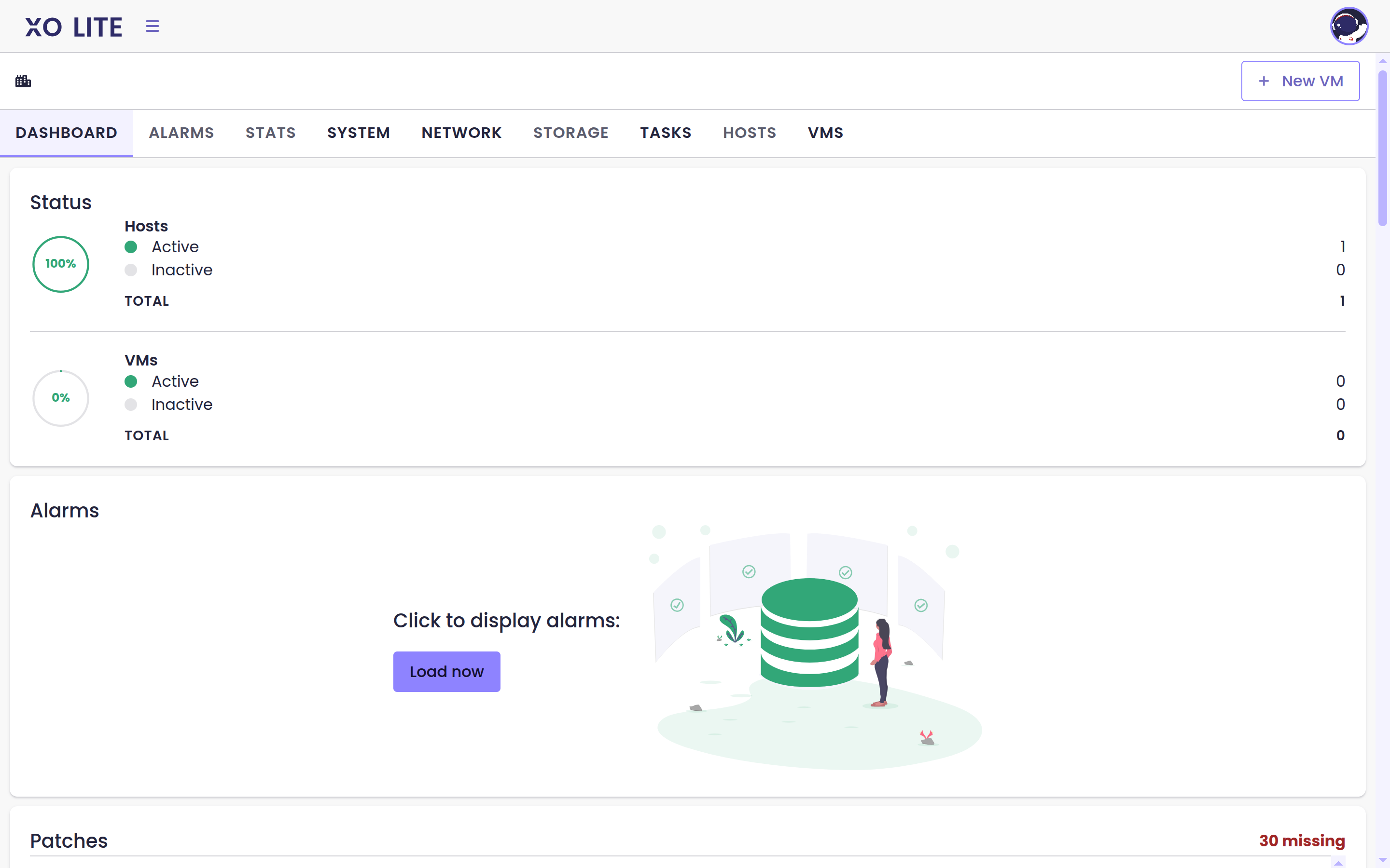 XCP-ng desktop screenshot: 8.3.0