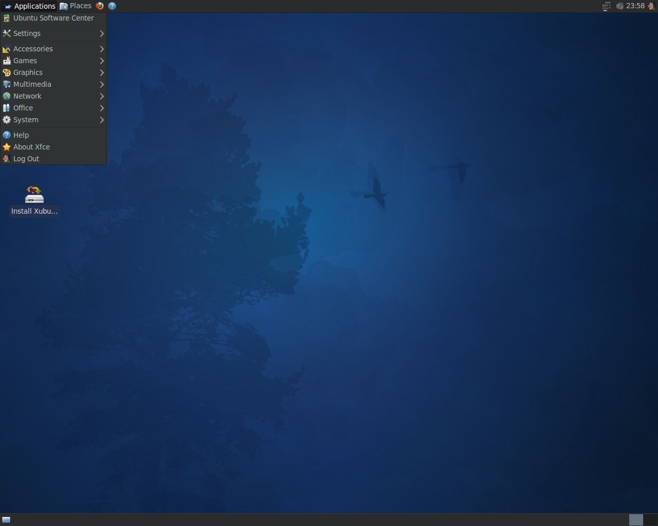 Xubuntu desktop screenshot: 10.04