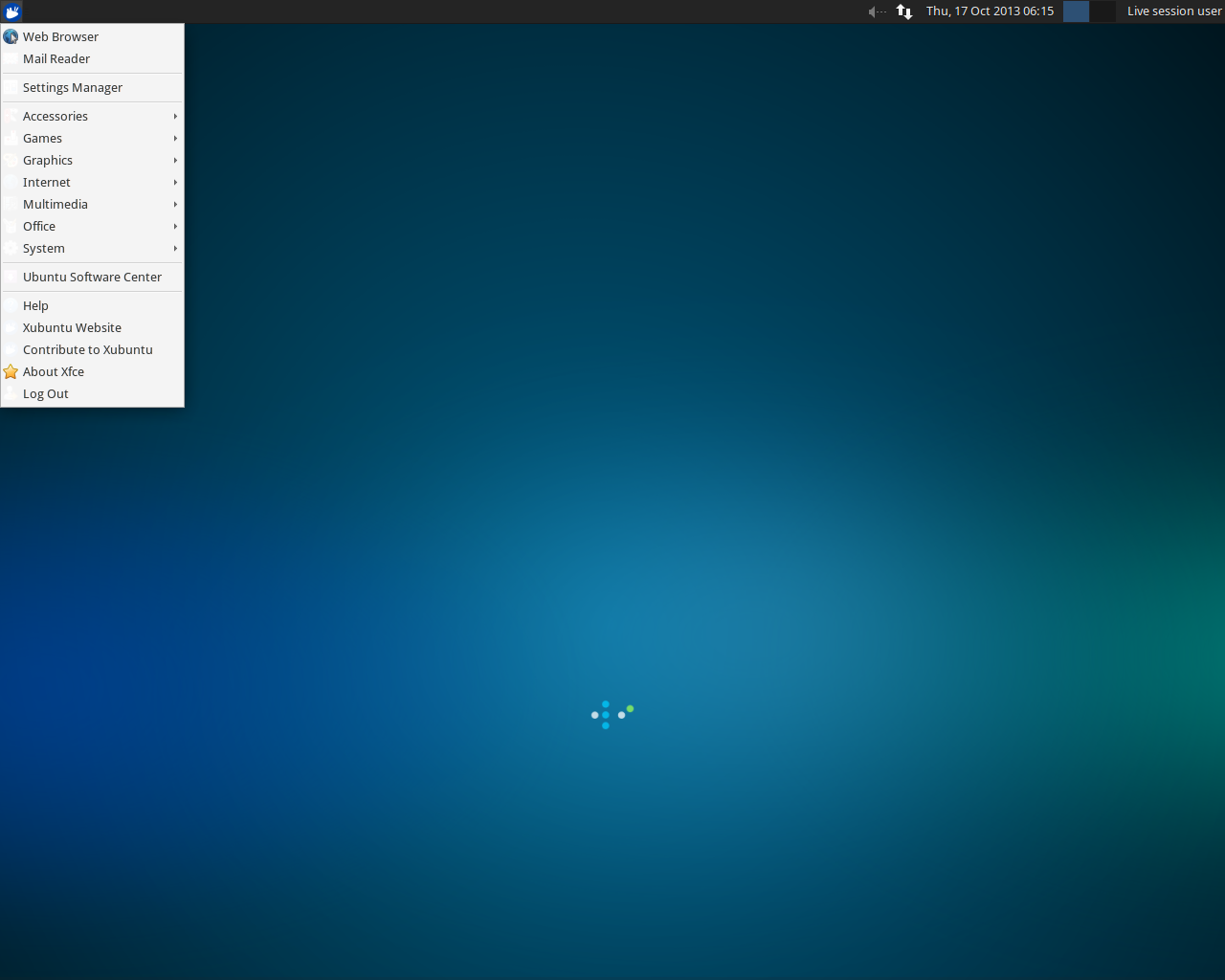 Xubuntu desktop screenshot: 13.10