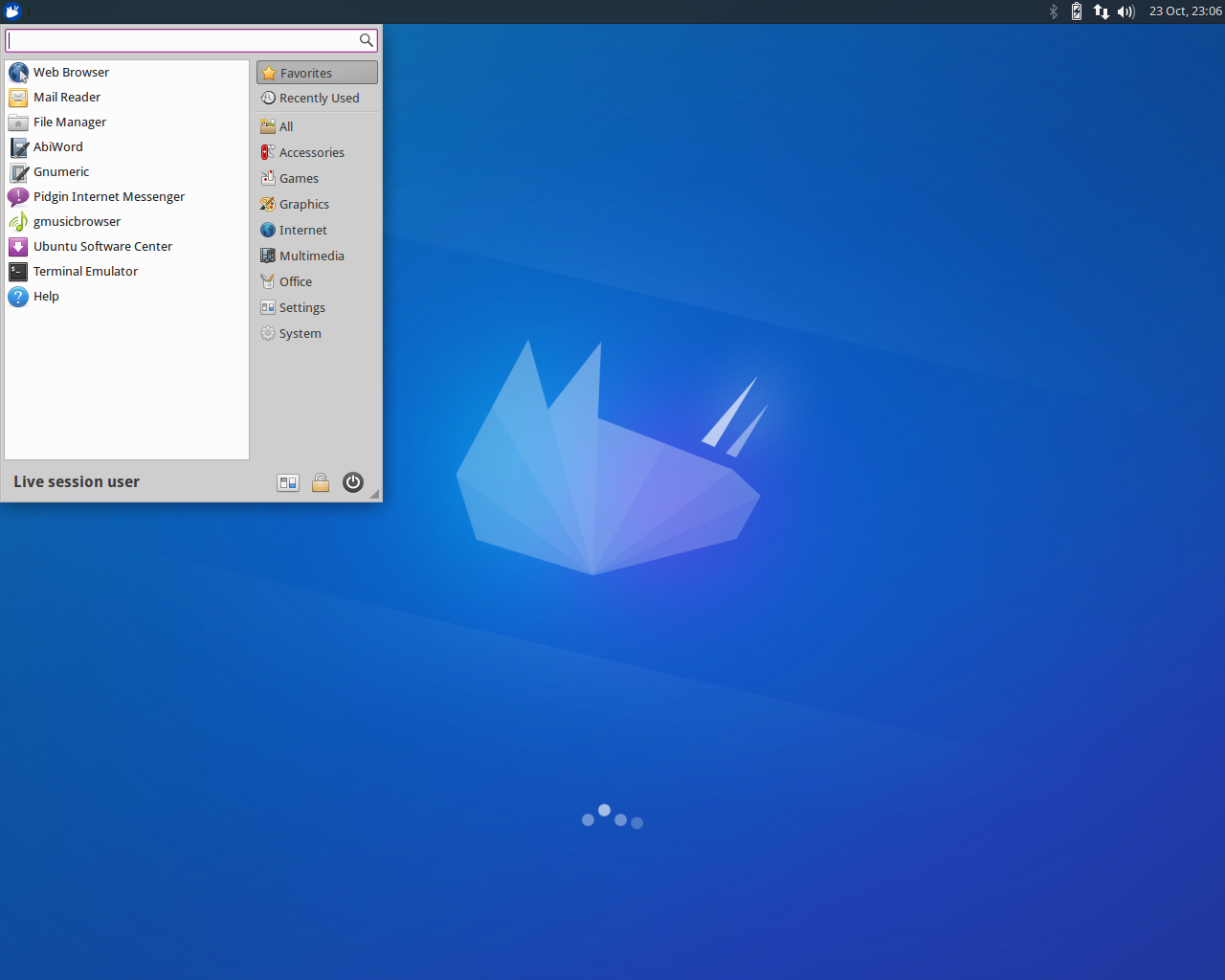Xubuntu desktop screenshot: 14.10