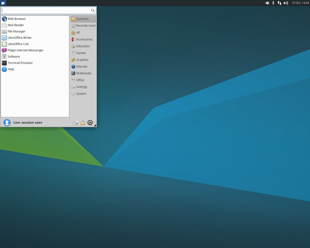 Xubuntu desktop screenshot: 17.10