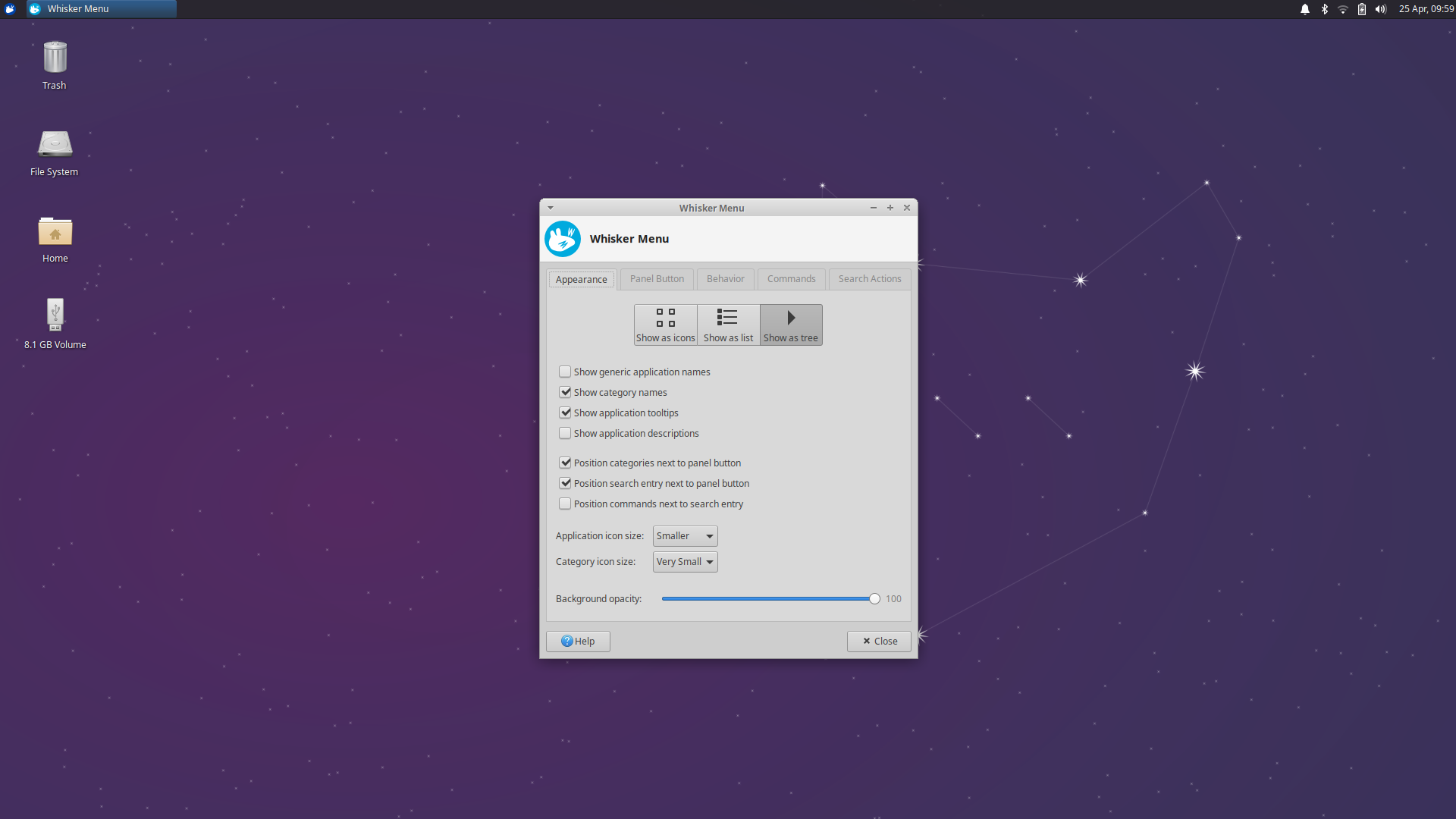 Xubuntu desktop screenshot: 20.04 newwhisker