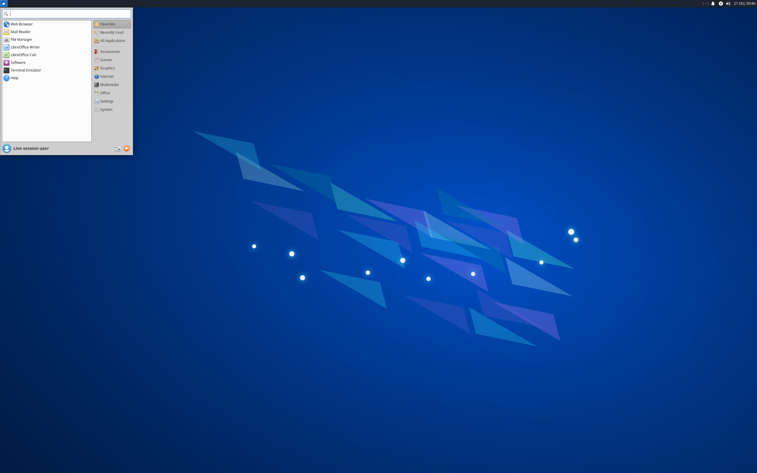 Xubuntu desktop screenshot: 22.10