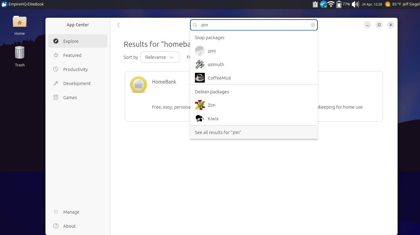 Xubuntu desktop screenshot: 26.04 app3