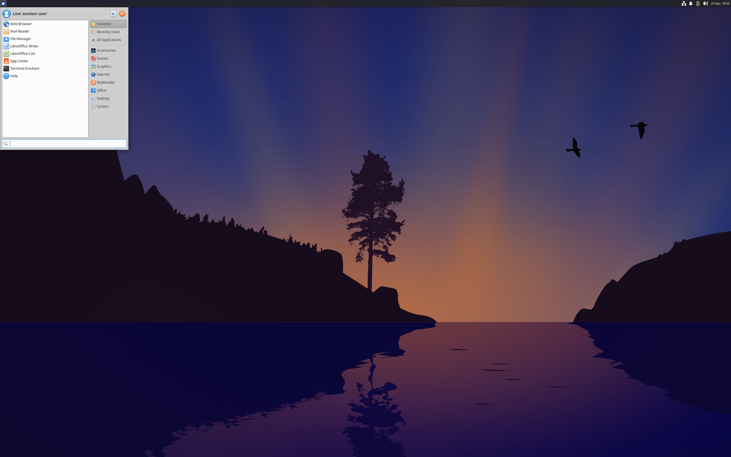 Xubuntu desktop screenshot: 26.04