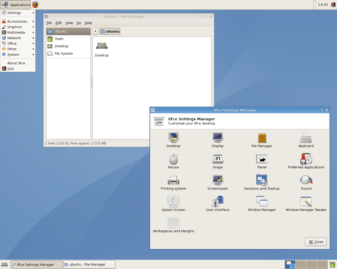 Xubuntu desktop screenshot: 6.10