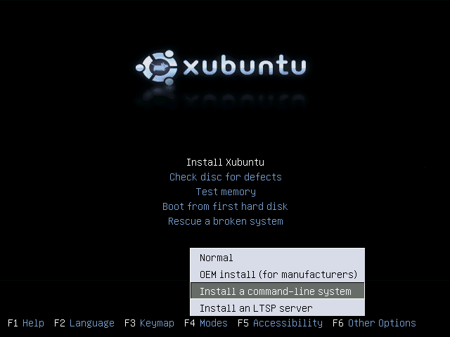 Xubuntu desktop screenshot: 9.04 custom install