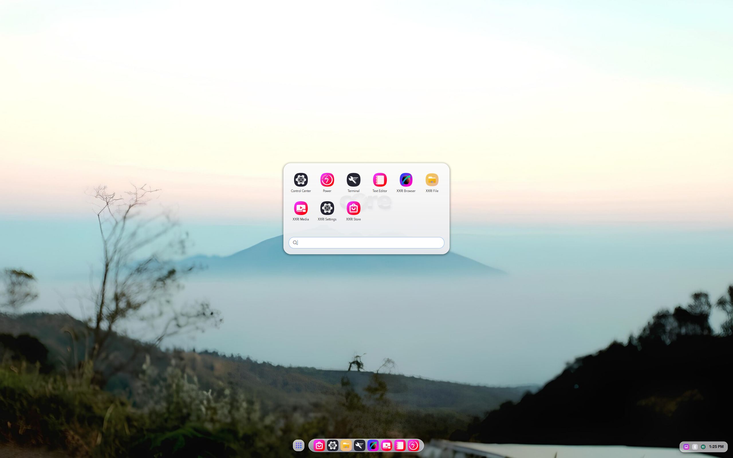 XXRI desktop screenshot: 2.6