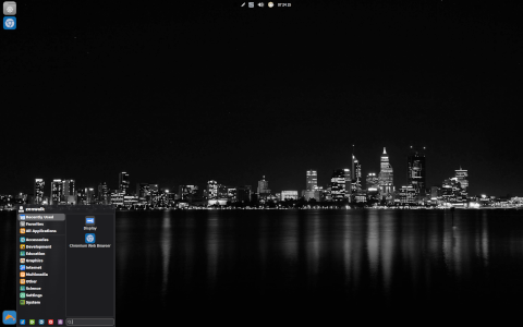 Zenwalk desktop screenshot: Distribution overview