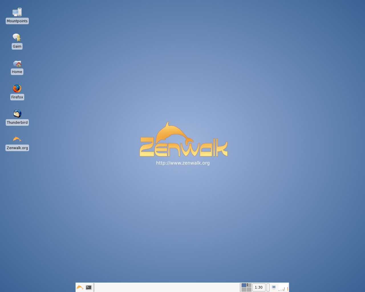 Zenwalk desktop screenshot: 2.8 full