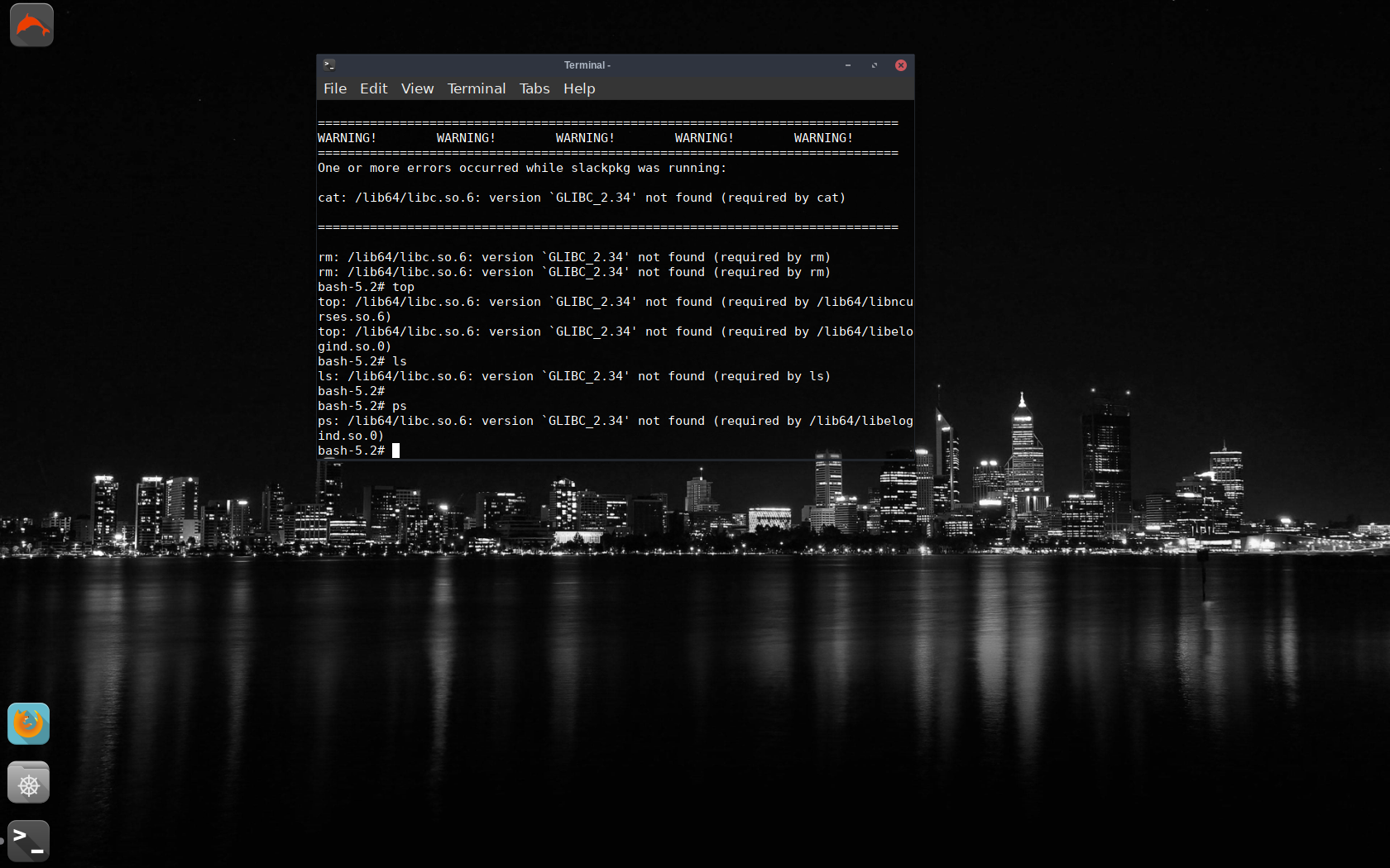 Zenwalk desktop screenshot: 230909 slackpkg