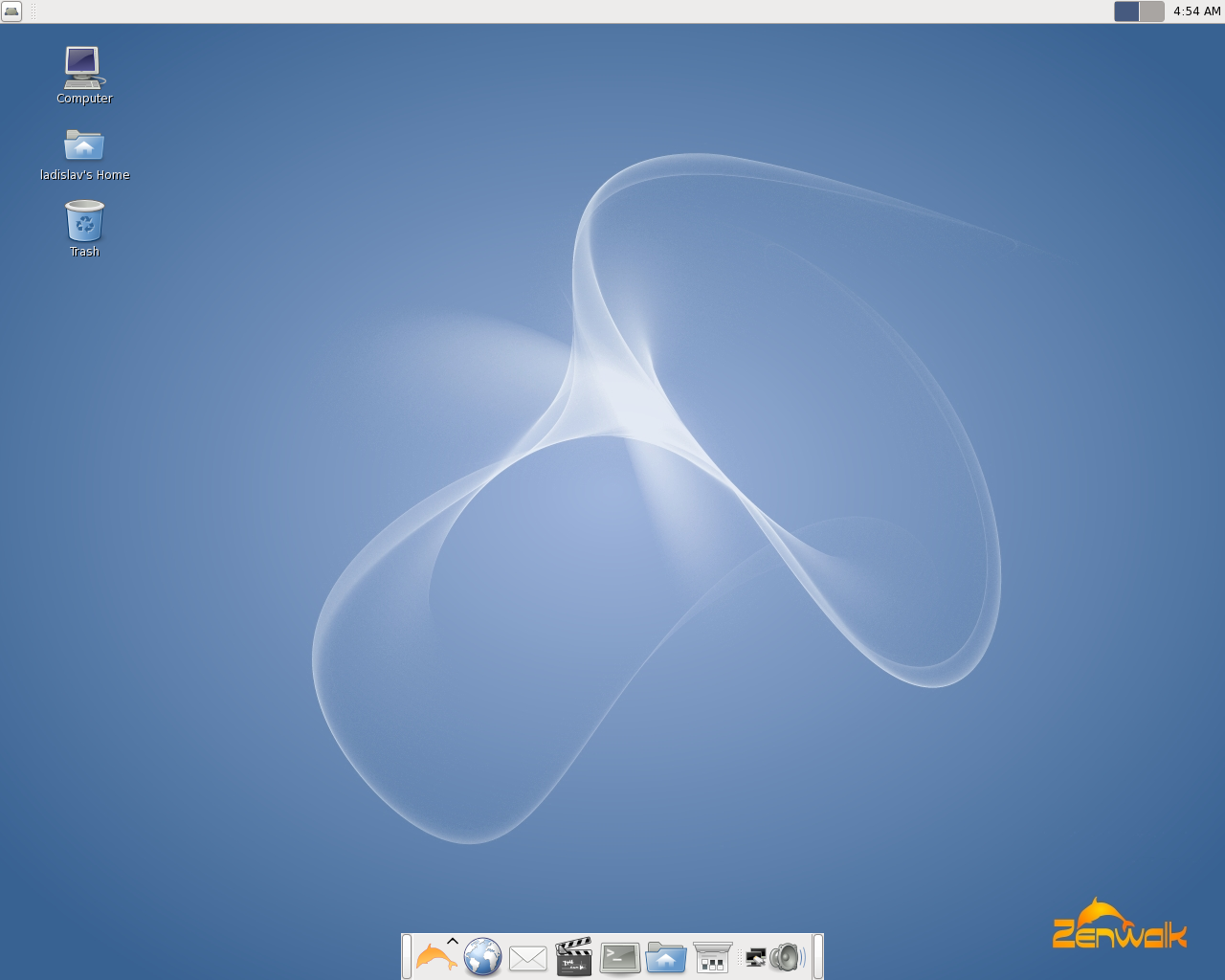 Zenwalk desktop screenshot: 6.0 gnome